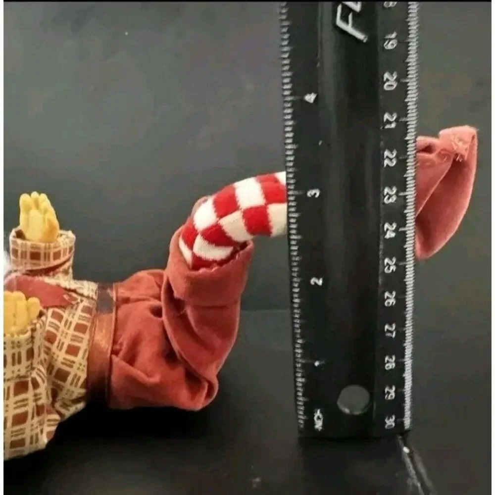 Vintage Santa Claus SHELF SITTER Bendable POSABLE Arms and Legs ORIGINAL BOX